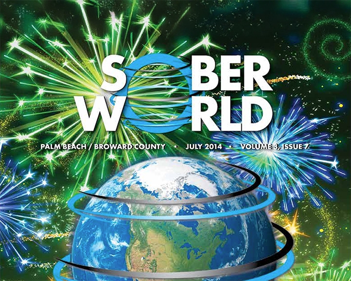 Cover of Soberworld July 2014